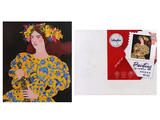 Набор для росписи по номерам Отвага, 40x50 см