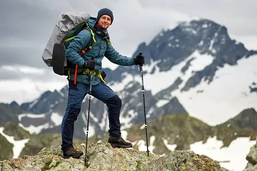 Трекінгові палиці Hop-Sport Nordend Pro чорні - фото 8