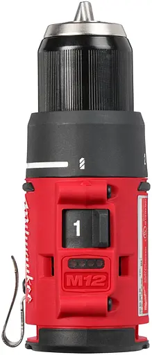 Шуруповерт-дрель аккумуляторный Milwaukee M12 BLDDRC-202C 12В 2х2 А/ч 40 Нм 0-550-1700 об/мин ЗП C12C кейс 1.2 кг - фото 8