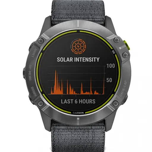 Смарт-годинник Garmin Enduro Steel with Gray UltraFit Nylon Strap (010-02408-00/10) - фото 8
