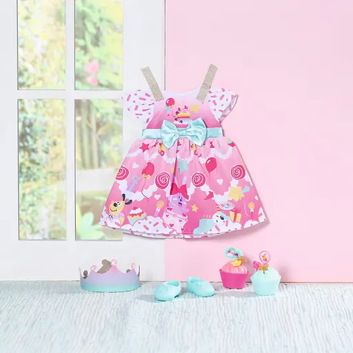 Уцінка. Набір одягу для ляльки Baby Born День народження Делюкс 43 см (834152) - фото 4