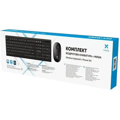 Комплект Vinga KBSW-120 Black Б/У - фото 7