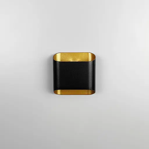 Світильник на 2 лінзи у чорно-бронзовому корпусі 4000K IP 54 | Line F | Арт. W044/2 BK+GD - фото 3