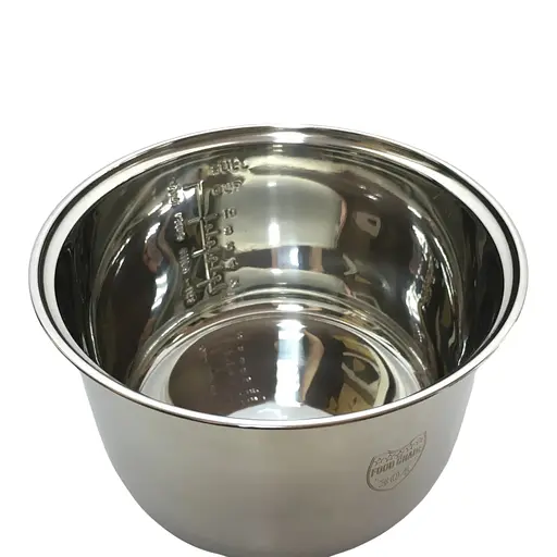 Универсальная стальная кастрюля для мультиварки на 5 литров H=145 мм, D=235 мм