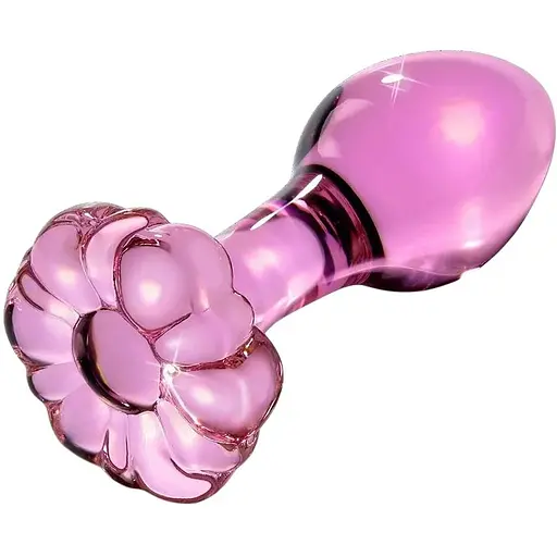 Анальна пробка Pipedream Icicles No.48, 7.5 см (рожевий)