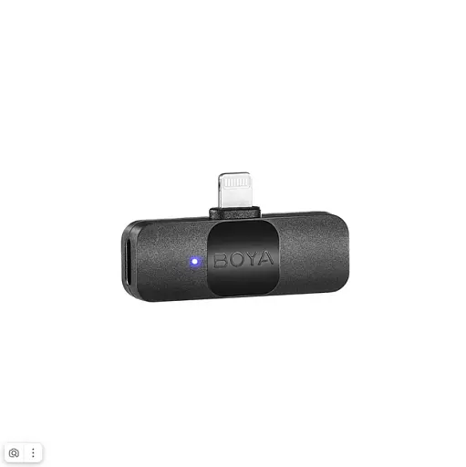 Професійний петличний бездротовий мікрофон Boya BY-V1 Lightning Black (18870) - фото 3