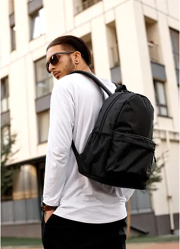 Чоловічий рюкзак Sambag BRIX PJT CLASSIC чорний 40 х 27 х 15 см (11711065m) - фото 1