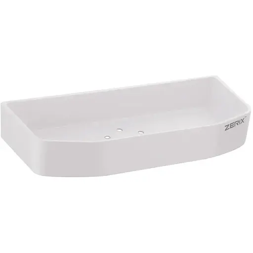 Полка Zerix пластиковая A8142 ZX2818, Белый - фото 1