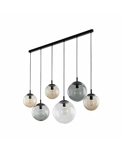 Подвесной светильник TK Lighting 4797 Esme E27 6x15W IP20 Bk - фото 1