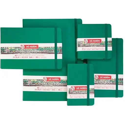 Блокнот для графіки Royal Talens Art Creation А4 140г/м2 80л Forest Green - фото 2