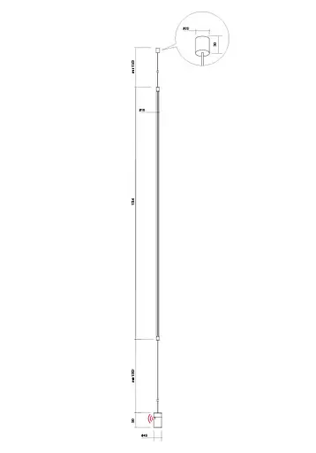 Люстра/торшер Redo ACROBAT SU/LAMP LED 34W 3000K (4.1.2) 01-2284 - фото 2