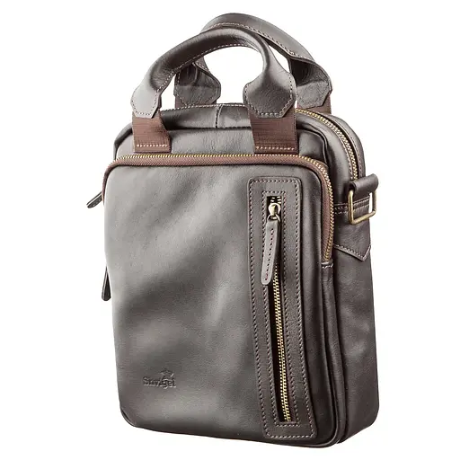 Сумка кожаная мужская SHVIGEL 21,5х25х8 см sum0012472 - фото 1