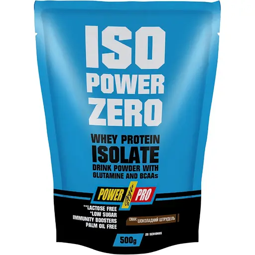Протеин Power Pro ISO Power Zero Chocolate Strudel 500 г
