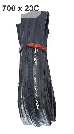 Покришка складна велосипедна CST CONQUISTARE C1761 dual EPS shielding 28" (700x23C) слік корд 60 TPI (G0001326) - фото 4