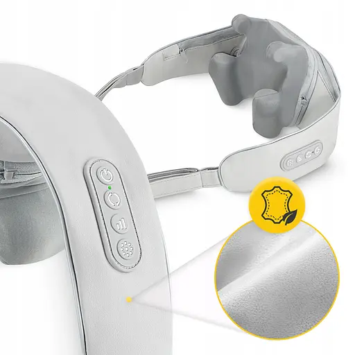 Накидка-масажер 4FIZJO Shiatsu Evo+ для шиї та спини, акумуляторний Grey (P-5905973404150) - фото 10