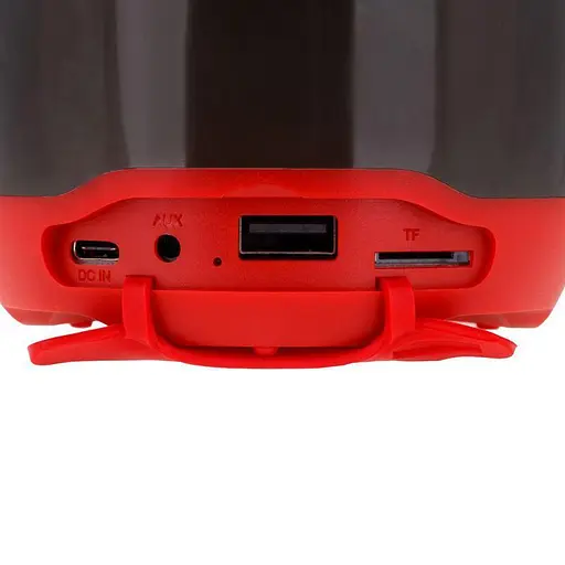 Вluetooth колонка Hoco HC8 red з LED-підсвічуванням - фото 4