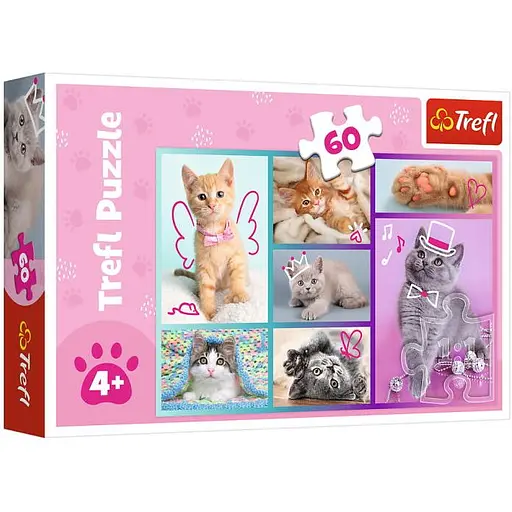 Пазл Trefl Милые котики 60 эл. (17373)