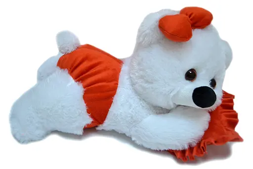 Плюшевий ведмедик Alina Малятко 45 см біла - фото 3