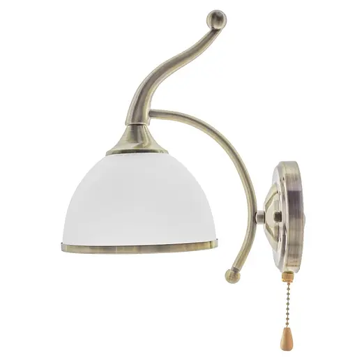 Бра Brille LK-606W/1 E27 AB спрямованого світла настінне накладне класичне - фото 4