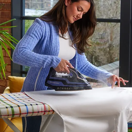 Утюг Russell Hobbs Diamond Elite Iron черно-синий 3100 Вт (28630-56) - фото 9