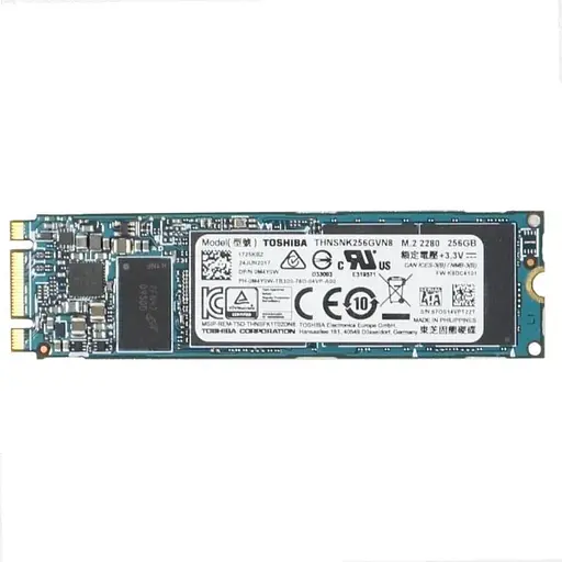 Накопичувач SSD Toshiba M.2 2280 256GB (THNSNK256GVN8) Б/В - фото 1