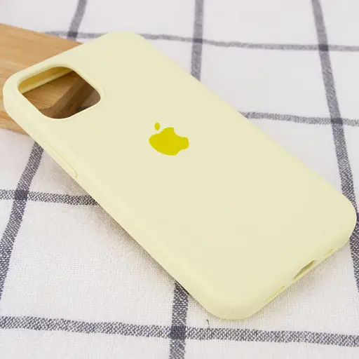 Чохол Silicone Case Full Protective (AA) для Apple iPhone 13 mini (5.4) Жовтий / Mellow Yellow - фото 2