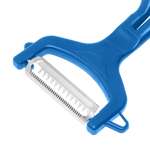 Нож для нарезки соломкой овощей и фруктов (для корейской морковки) 13 см, Kitchette Голубой 85036 - фото 6