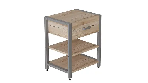 Тумба універсальна Вів'єн 1/2 50x41x40 сірий ДСП Дуб Сан-Марино 16мм FRD-104134 - фото 5