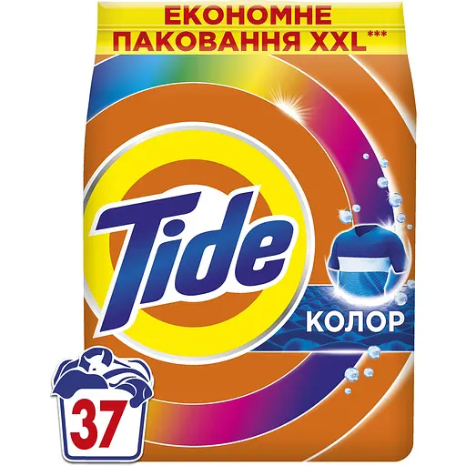 Пральний порошок Tide Аква-Пудра Color 37 циклів 5 кг - фото 1
