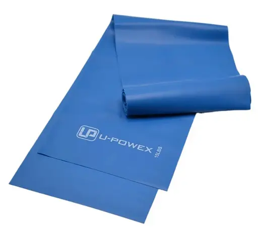 Стрічка-еспандер U-Powex Fitness band для фітнесу та реабілітації 0.4мм. (6.8 кг) Blue (UP_1007_Blue) - фото 3