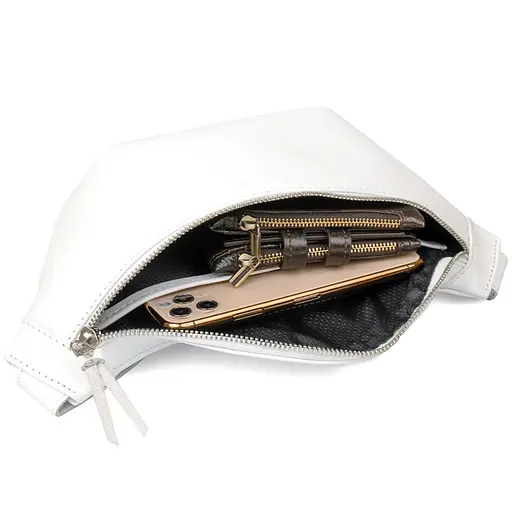 Чоловіча шкіряна сумка на пояс GRANDE PELLE 30х13х7 см sum0015571 - фото 3