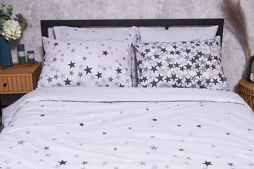 Набор наволочек Moon&Star Бязь Gold Люкс Little Stars 50х50 см 2 шт - фото 1