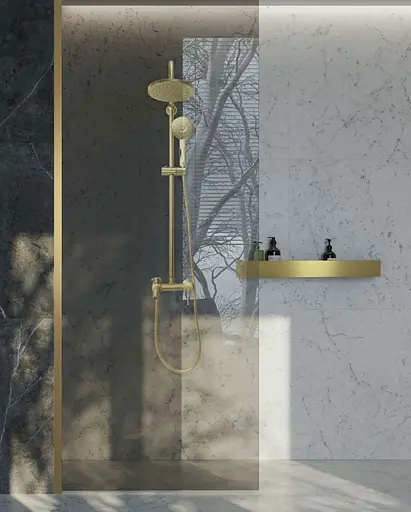 Полка для ванны Rea SF02 60 brushed gold REA-06011, Золотой - фото 3