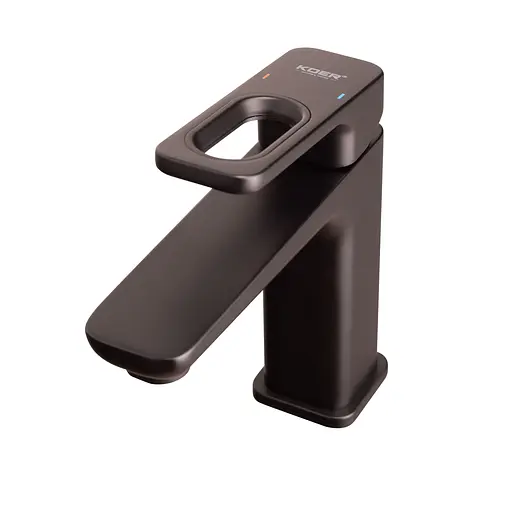 Змішувач для умивальника Koer KB-10031-05 KR5431 Чорний матовий - фото 8