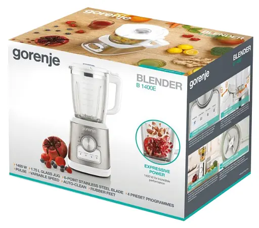 Стаціонарний блендер Gorenje B1400E (6986991) - фото 5