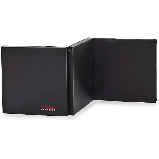Мат гимнастический жесткий York Fitness 5см черный