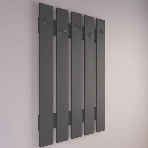 Вешалка настенная VAYS D-5 антрацит 77×110 см