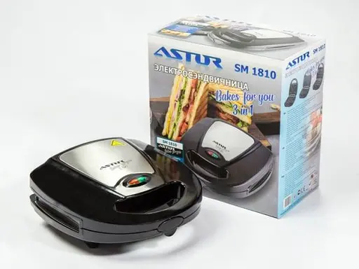 Бутербродниця Astor SM 1810 3 в 1 - фото 6