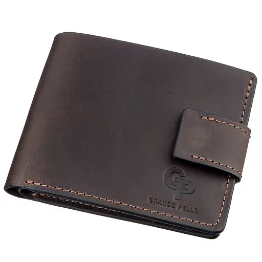 Кожаный портмоне Grande Pelle 9х11х2 см acs0014736 - фото 1