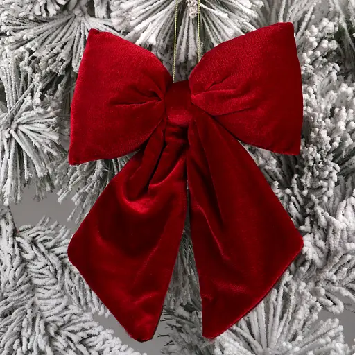 Украшение декоративное Yes! Fun Бант 32x25 см бордо (975084) - фото 5