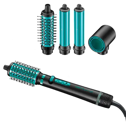 Фен-стайлер VGR 5 в 1 V-475, Professional, 5 насадок, 1400 Вт зеленый