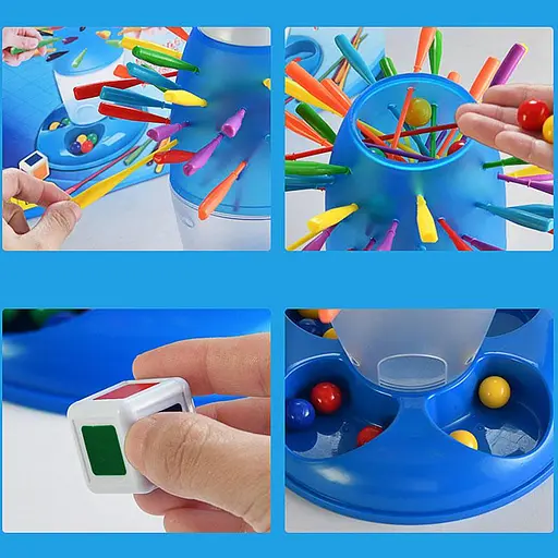 Настольная интерактивная игра Ummi 707-136 Trick-Stick pulling Game Blue - фото 3