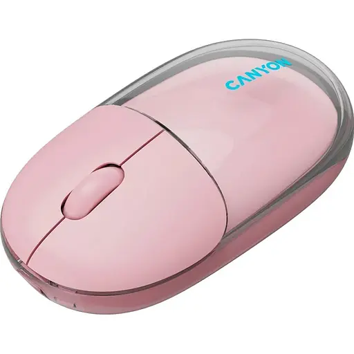 Миша Canyon OnClick 24 BT/ Wireless Transparent/Pink (CNS-CMSW24P) - фото 3