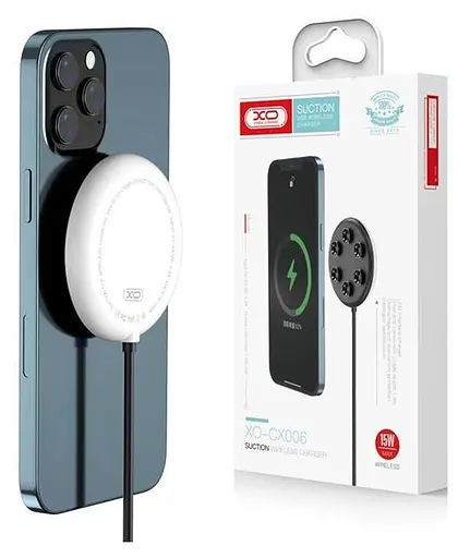 Бездротовий зарядний пристрій 15 ватів — XO CX006 15 W wireless fast charger - фото 3