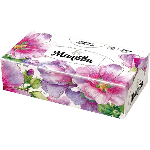 Салфетка Мальви косметическая 200х200 мм 2 слоя 150 шт.  - фото 2