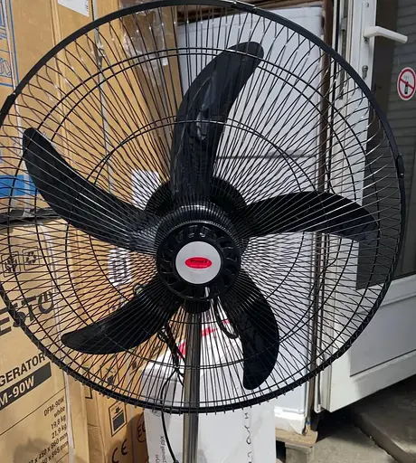 Напольный вентилятор Wimpex WX-1811 200Вт 50см с защитной решеткой и регулировкой высоты 30м² Черный - фото 4