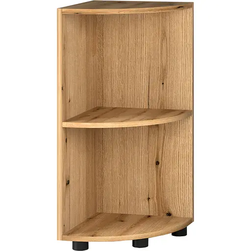 Стелаж кутовий Orange-Line ОП-731 низький дуб евок 347х347х750 мм