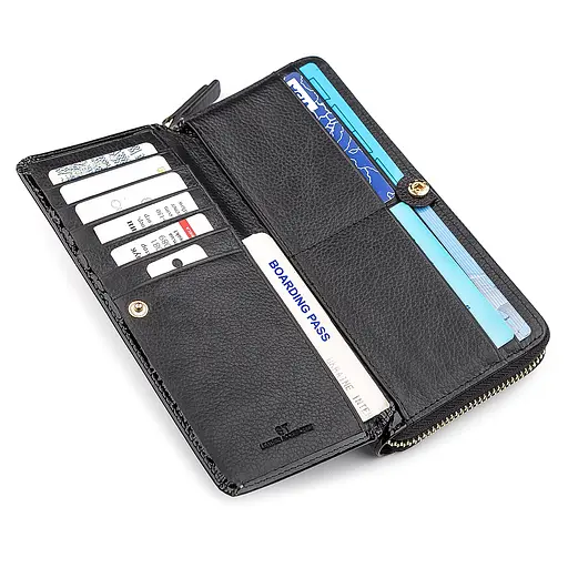 Кожаный женский кошелек (S7001A) ST Leather 20х9.5х3 см acs0015536 - фото 3
