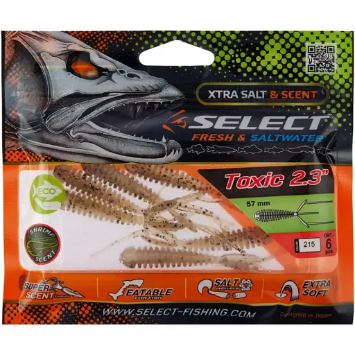 Силикон Select Toxic 2.3" #215 (6 шт/уп) - фото 2