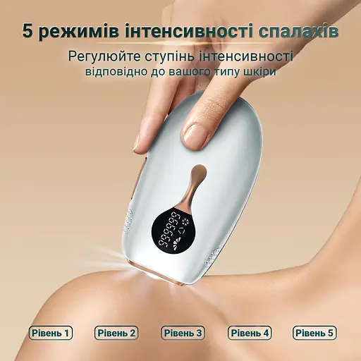 Фотоепілятор AIMED Silk Skin PRO Ice Cooling IPL Intensed Pulse Light колір білий - фото 3